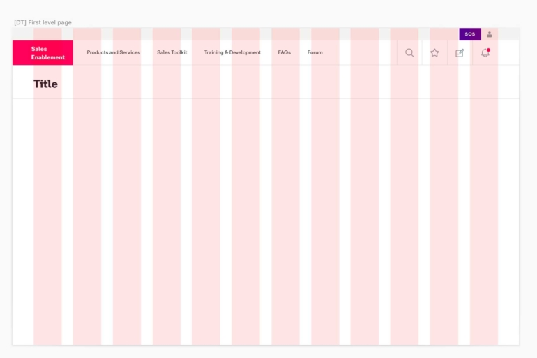 Grid for desktop screens